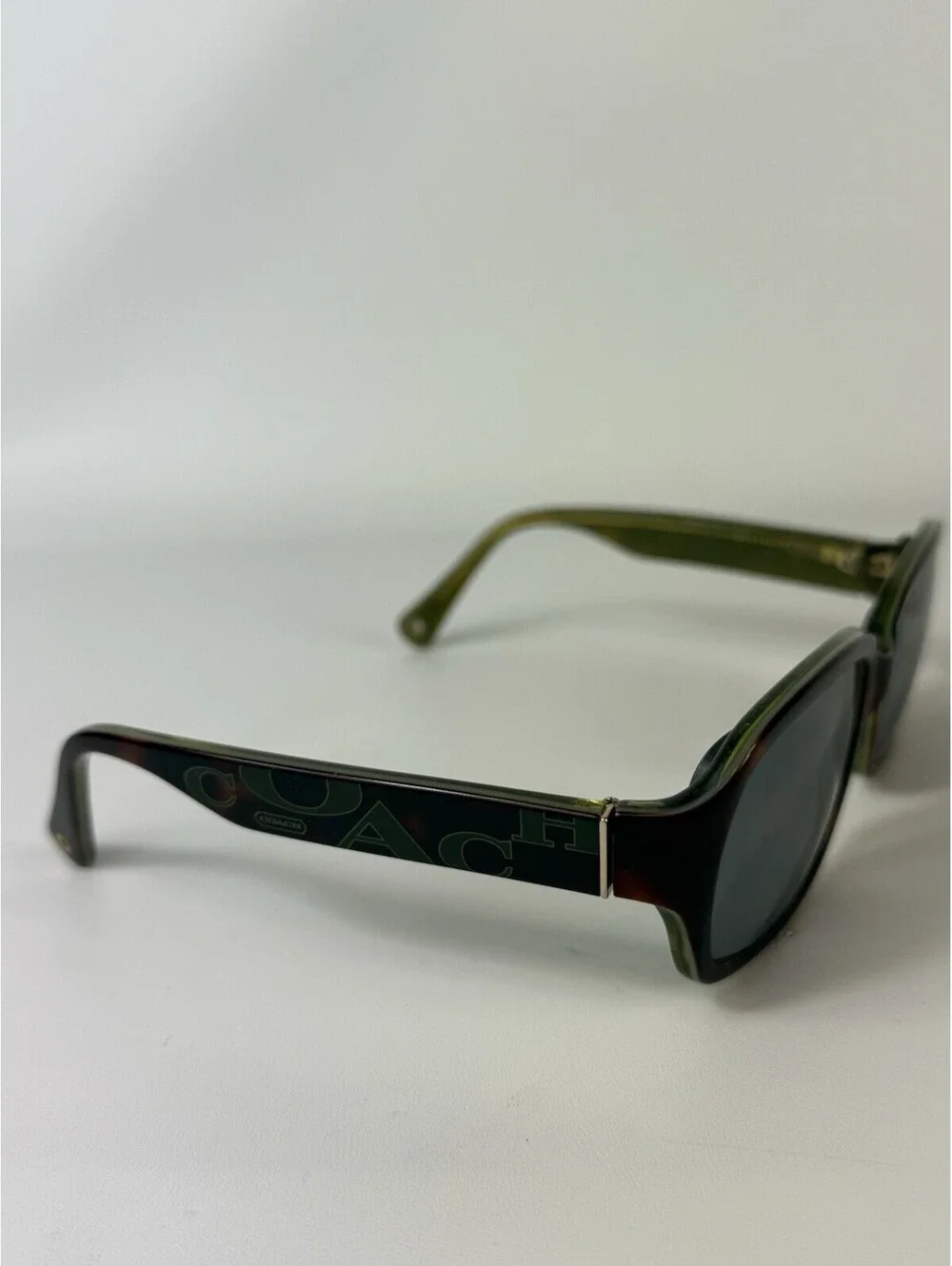 Coach Tatiana (S850) Tortoise Green Gold Sunglasses 56-17-125 FRAMES ONLY!